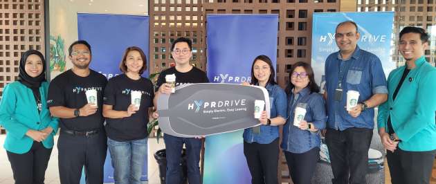 Yinson GreenTech’s leasing arm Hyprdrive provides five EVs to Starbucks Malaysia’s corporate fleet