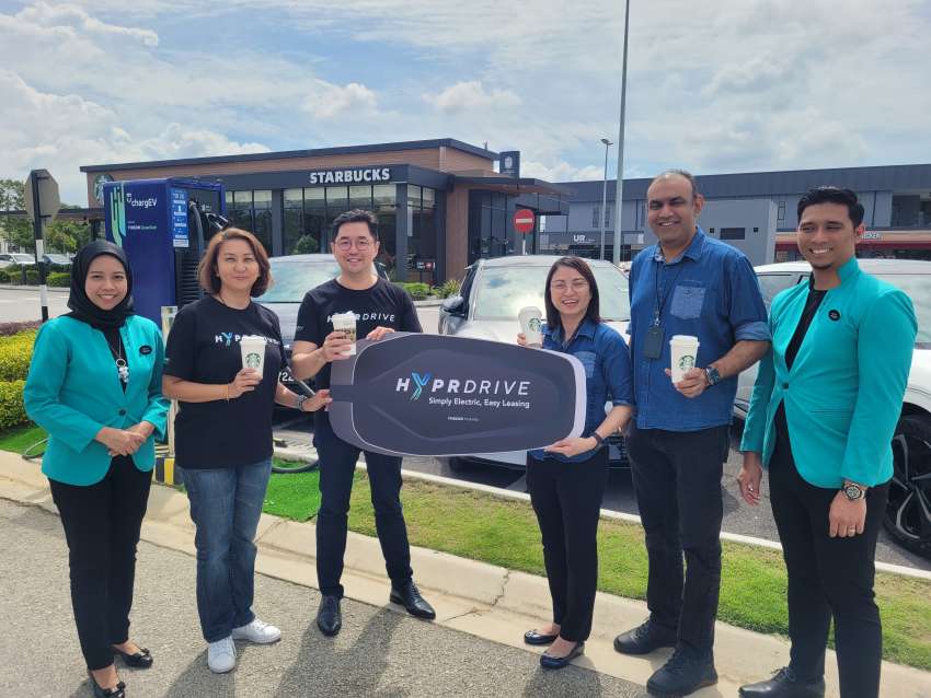 Yinson GreenTech’s leasing arm Hyprdrive provides five EVs to Starbucks Malaysia’s corporate fleet 1572180