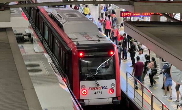 Rapid KL umum tren LRT Laluan Ampang/Sri Petaling antara Stesen Sentul Timur-Bandaraya dikurangkan
