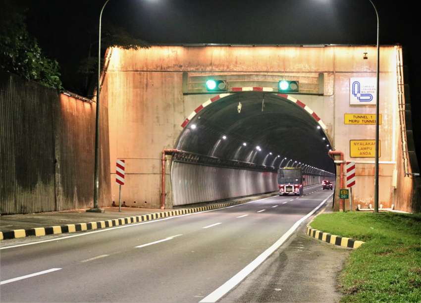 PLUS Meru Tunnel left lane closure from Kuala Kangsar to Ipoh southbound – nightly till Feb 16 1572656