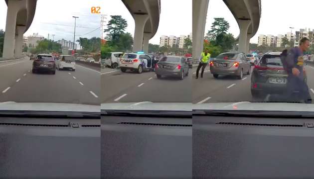 Perodua Alza terbalik dikejar peronda Polis di MRR2 – bawa 11 warga asing, 1 warga tempatan di tahan