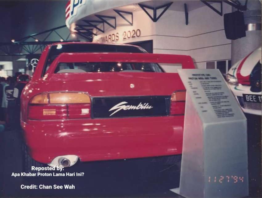 Proton Wira Sembilu 1994 – prototaip Wira 1.6 Turbo, asas penghasilan Wira C99 1.8 DOHC EXi Limited! 1574053