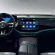 Mercedes-Benz E-Class W214 dapat sistem MBUX Superscreen – TikTok, Zoom, kamera selfie tersedia