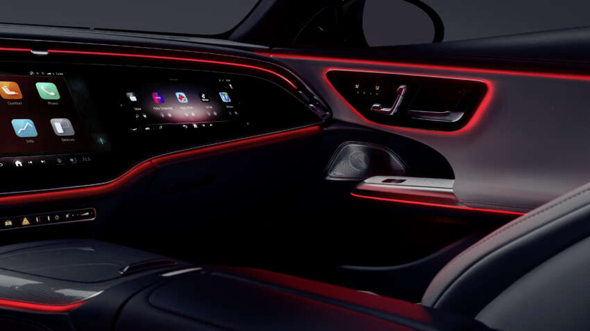 W214 Mercedes-Benz E-Class interior gets MBUX Superscreen, TikTok, Zoom, Angry Birds, selfie cam! 1580460