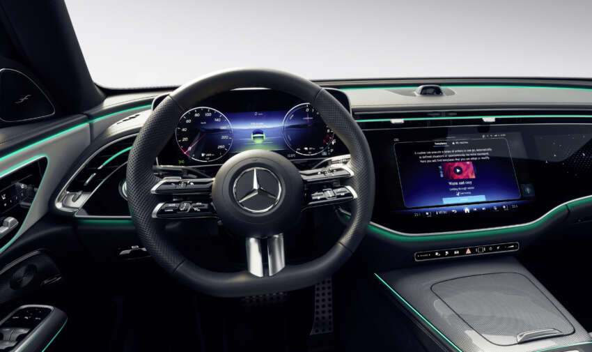 W214 Mercedes-Benz E-Class interior gets MBUX Superscreen, TikTok, Zoom, Angry Birds, selfie cam! 1580462