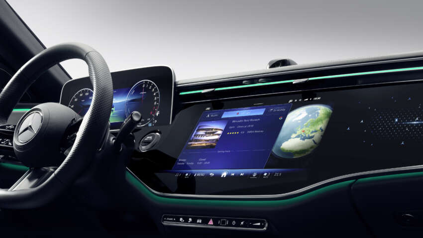 W214 Mercedes-Benz E-Class interior gets MBUX Superscreen, TikTok, Zoom, Angry Birds, selfie cam! 1580468
