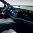 Mercedes-Benz E-Class W214 dapat sistem MBUX Superscreen – TikTok, Zoom, kamera selfie tersedia
