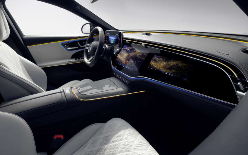 W214 Mercedes-Benz E-Class interior gets MBUX Superscreen, TikTok, Zoom, Angry Birds, selfie cam! 1580470