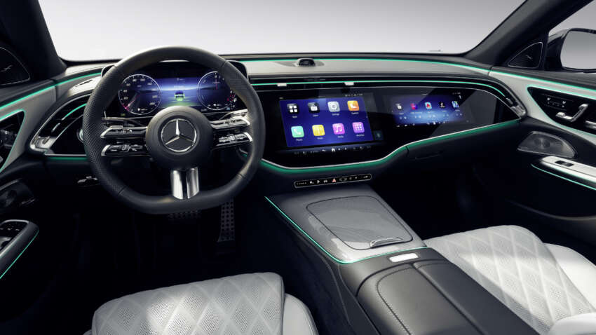 W214 Mercedes-Benz E-Class interior gets MBUX Superscreen, TikTok, Zoom, Angry Birds, selfie cam! 1580453