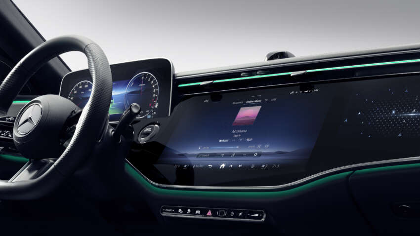 W214 Mercedes-Benz E-Class interior gets MBUX Superscreen, TikTok, Zoom, Angry Birds, selfie cam! 1580454
