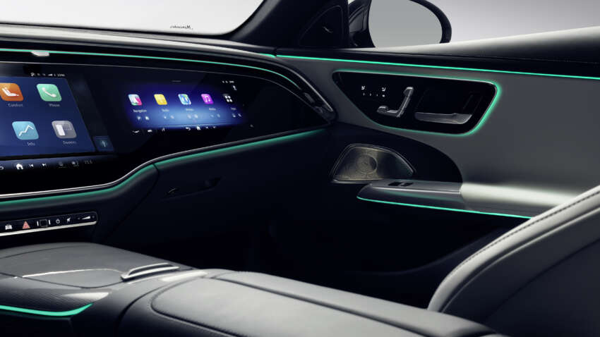 W214 Mercedes-Benz E-Class interior gets MBUX Superscreen, TikTok, Zoom, Angry Birds, selfie cam! 1580455