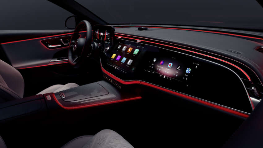 W214 Mercedes-Benz E-Class interior gets MBUX Superscreen, TikTok, Zoom, Angry Birds, selfie cam! 1580457