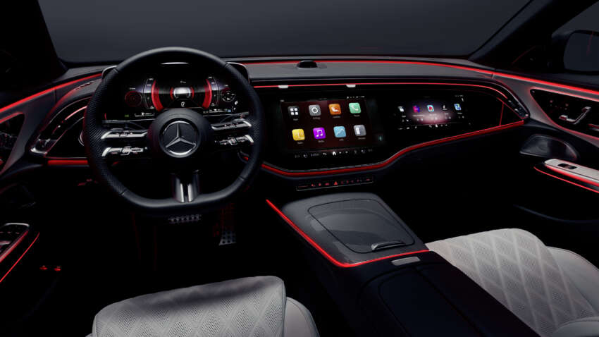 W214 Mercedes-Benz E-Class interior gets MBUX Superscreen, TikTok, Zoom, Angry Birds, selfie cam! 1580458