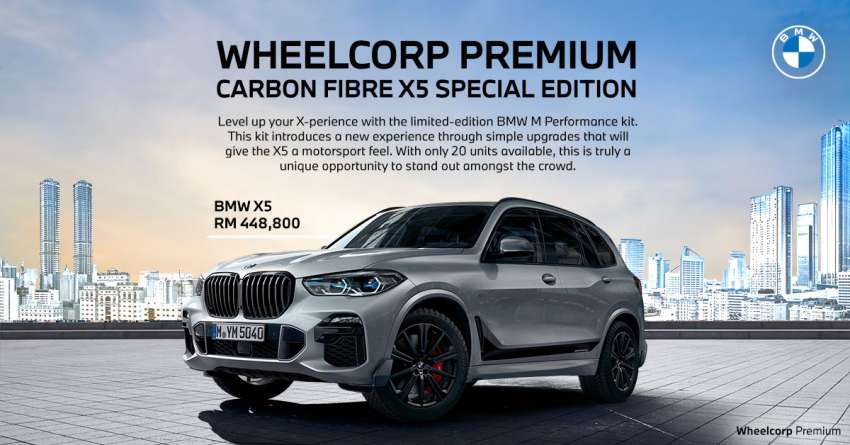 AD: Limited edition BMW G05 X5 with M Performance Parts from Wheelcorp Premium – 20 units; RM448,800 1574516