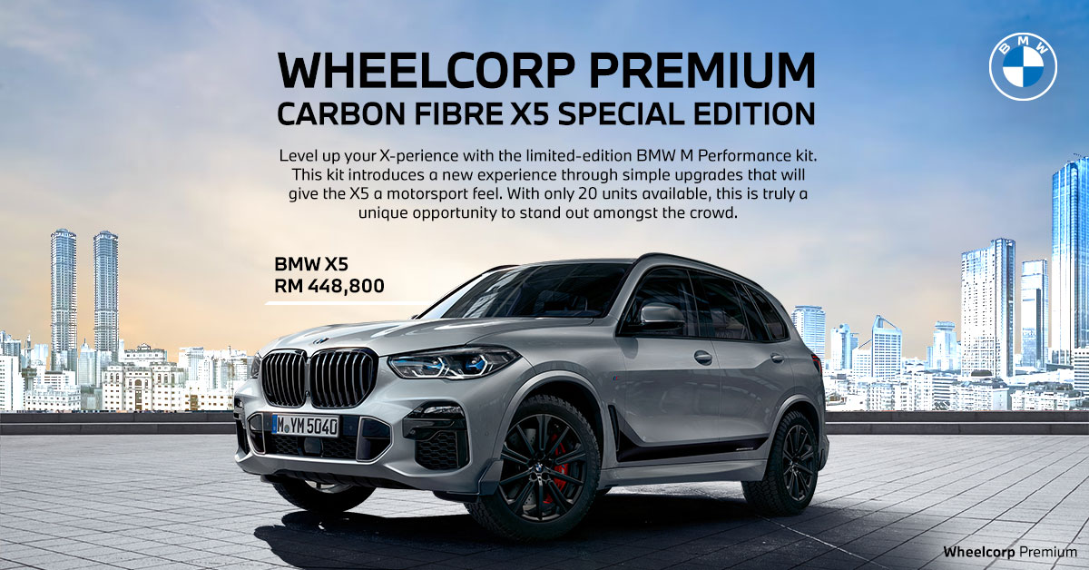 AD: Limited edition BMW G05 X5 with M Performance Parts from Wheelcorp  Premium - 20 units; RM448,800 