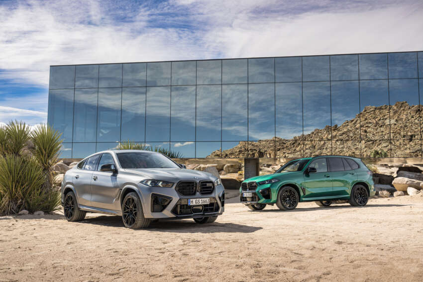 2023 BMW X5 and X6 M Competition facelifts – 4.4L V8 gains 48-volt mild hybrid tech; more aggressive styling 1579998