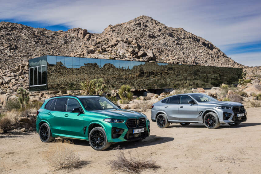 2023 BMW X5 and X6 M Competition facelifts – 4.4L V8 gains 48-volt mild hybrid tech; more aggressive styling 1579999