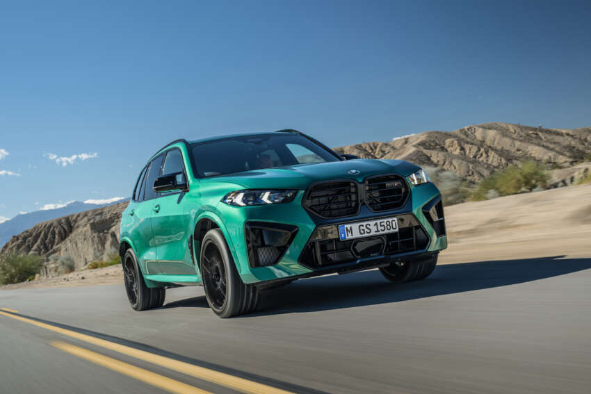 2023 BMW X5 and X6 M Competition facelifts – 4.4L V8 gains 48-volt mild hybrid tech; more aggressive styling 1580045