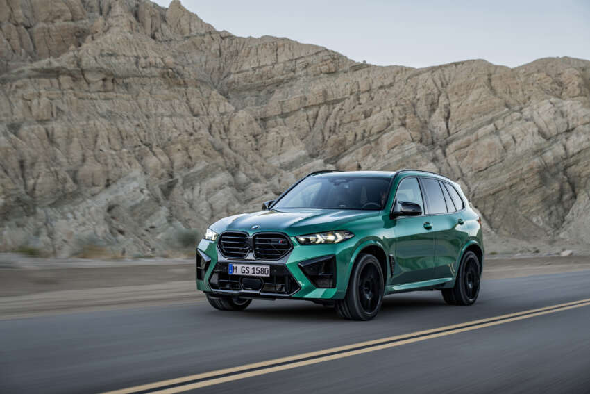 2023 BMW X5 and X6 M Competition facelifts – 4.4L V8 gains 48-volt mild hybrid tech; more aggressive styling 1580023