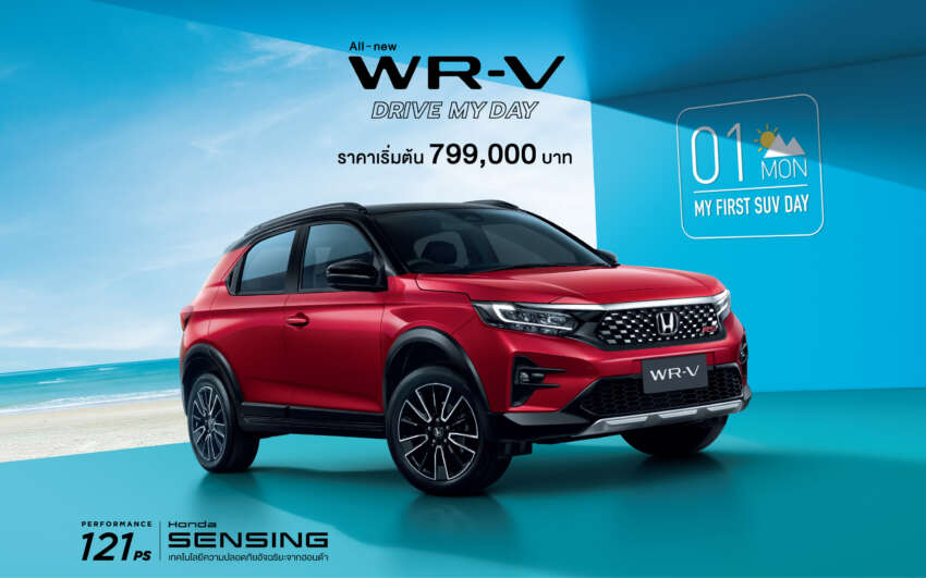 2023 Honda WR-V launched in Thailand – SV and RS; 1.5L NA, CVT; Honda Sensing with ACC; from RM103k 1587249