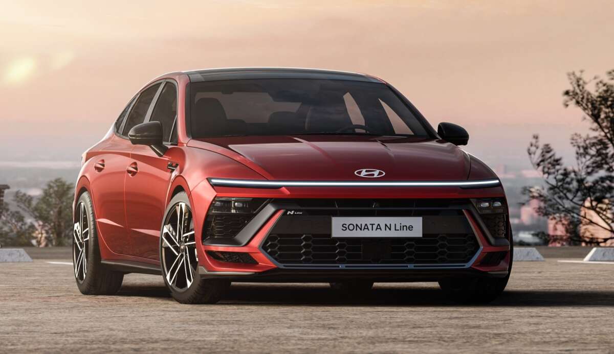 2023 Hyundai Sonata eighthgen Dsegment facelift gets Stariaesque