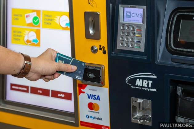 Credit, debit card payments on MRT Putrajaya Line temporarily suspended – only cash for now