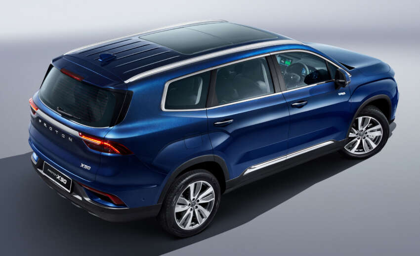 2023 Proton X90 – first official pics of the 6/7-seater SUV; 190 PS mild hybrid; 4 variants; previews in April 1596075