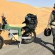 Female rider crosses Africa using an electric Cake