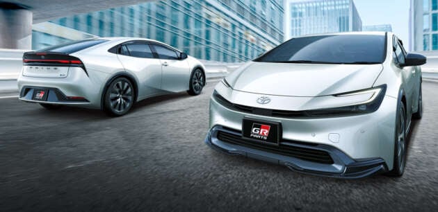 2023 Toyota Prius available with GR Parts in Japan