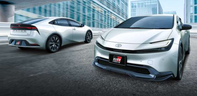 Toyota Prius 2023 dengan GR Parts kini di Jepun