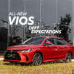 2023 Toyota Vios launched in Malaysia – DNGA; 1.5L NA, CVT; AEB, ACC; two variants; from RM89,600