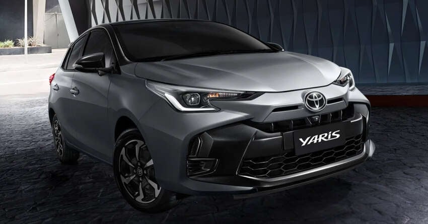 2023 Toyota Yaris facelift debuts in Thailand - more aggressive styling ...