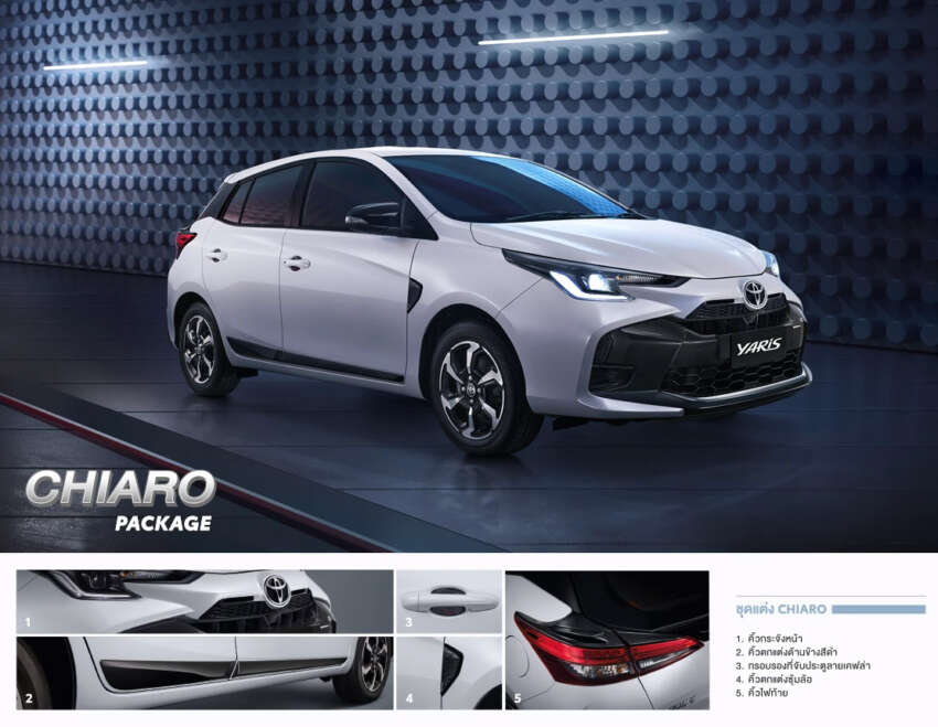2023 Toyota Yaris facelift debuts in Thailand – more aggressive styling, updated kit, 1.2L, CVT; from RM72k 1586570