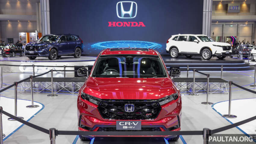 Bangkok 2023: Honda CR-V – 6th-gen SUV launched in Thailand; 1.5L turbo, 2.0L hybrid, 5/7 seats, fr RM186k 1591842