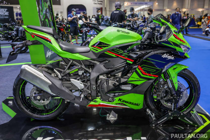 Bangkok 2023: Kawasaki ZX-4R on display at BIMS - paultan.org