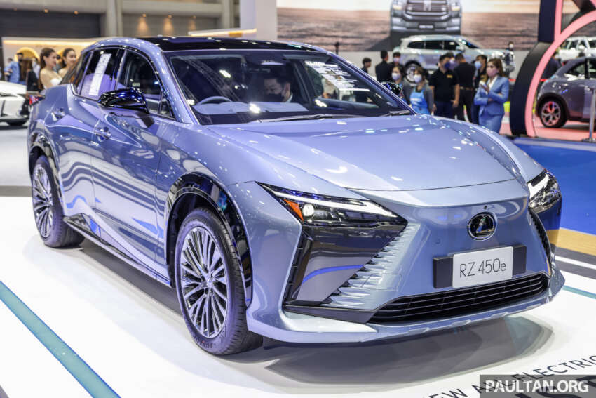 Bangkok 2023: Lexus RZ 450e launched – 312 PS, 71.4 kWh battery, 470 km EV range; 2 variants; fr RM502k 1593225