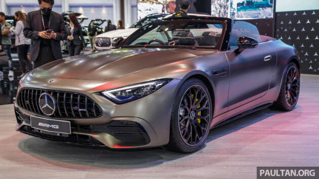 Bangkok 2023: Mercedes-AMG SL43 roadster gets 2.0L turbo four, 381 PS/480 Nm; RM1.5 million in Thailand
