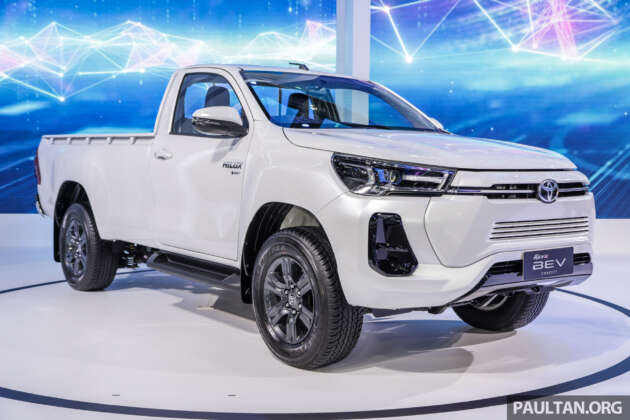 Bangkok 2023: Toyota Hilux Revo BEV concept shown as preview for all-electric version of pick-up truck