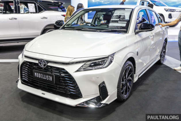Bangkok 2023: Toyota Vios Modellista bodykit, wheels