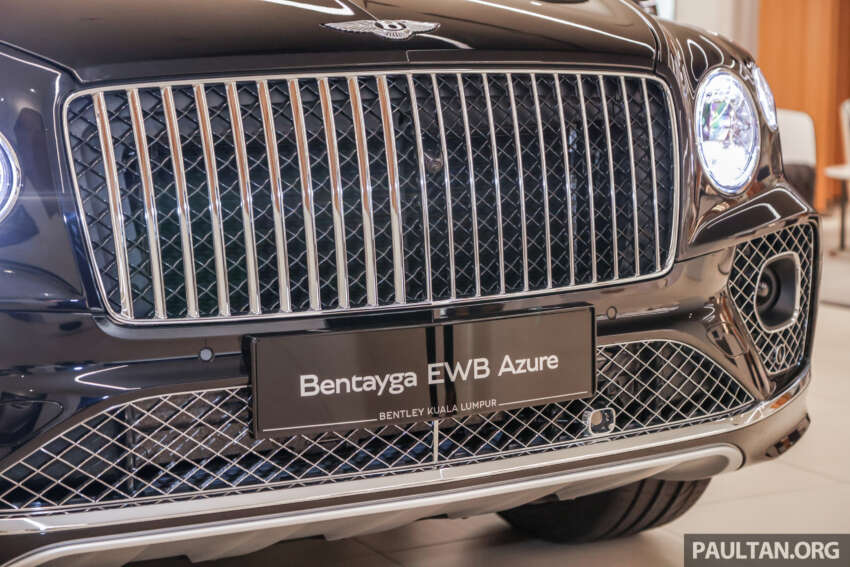 Bentley Bentayga EWB Azure in Malaysia – 180 mm longer, Airline Seat Specification; fr RM1.1m before tax 1588340
