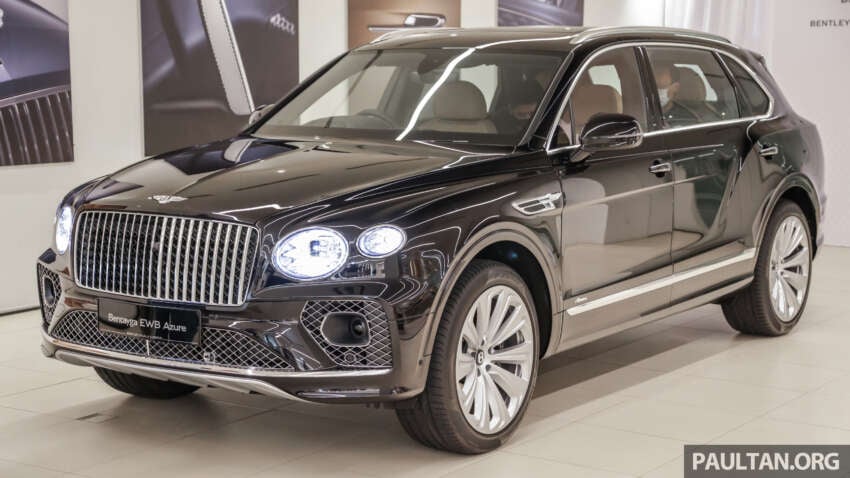 Bentley Bentayga EWB Azure in Malaysia – 180 mm longer, Airline Seat Specification; fr RM1.1m before tax 1588329