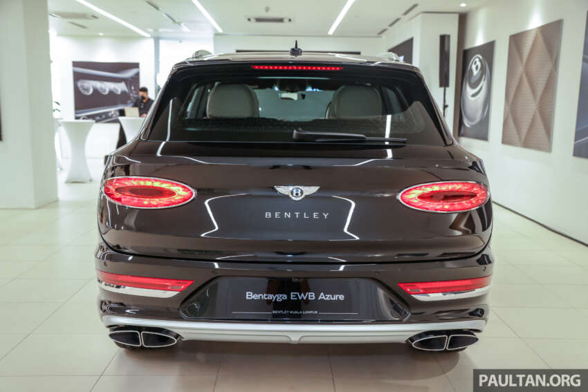 Bentley Bentayga EWB Azure in Malaysia – 180 mm longer, Airline Seat Specification; fr RM1.1m before tax 1588333