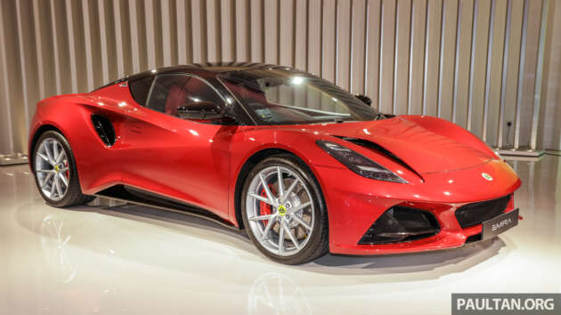 Lotus Emira production unit previewed in Malaysia – 405 PS/420 Nm supercharged 3.5L V6, 6MT; RM1.1m