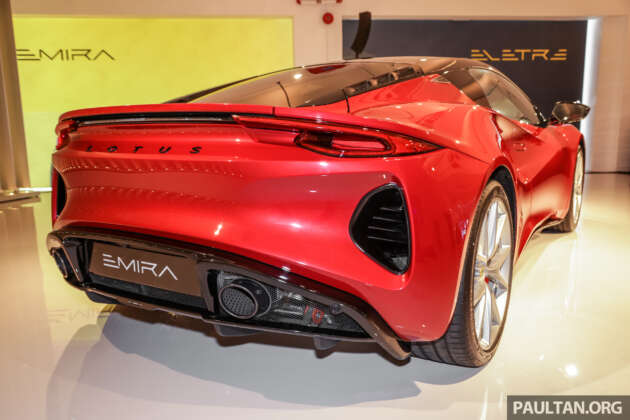 Lotus Emira production unit previewed in Malaysia – 405 PS/420 Nm supercharged 3.5L V6, 6MT; RM1.1m
