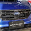 2023 Subaru WRX Wagon in Malaysia – 2.4T with 275 PS, CVT, EyeSight; costs less than sedan from RM285k