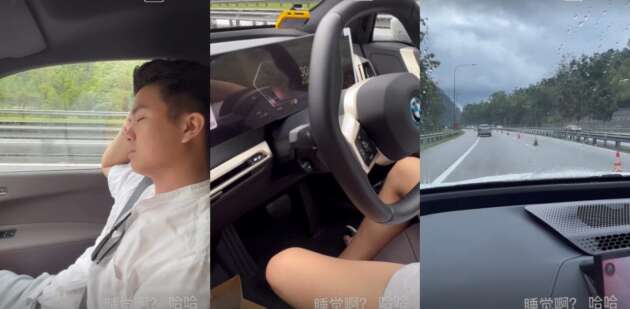 Police to fine boyfriend of Malaysian influencer for sleeping while driving on highway with “autopilot” on
