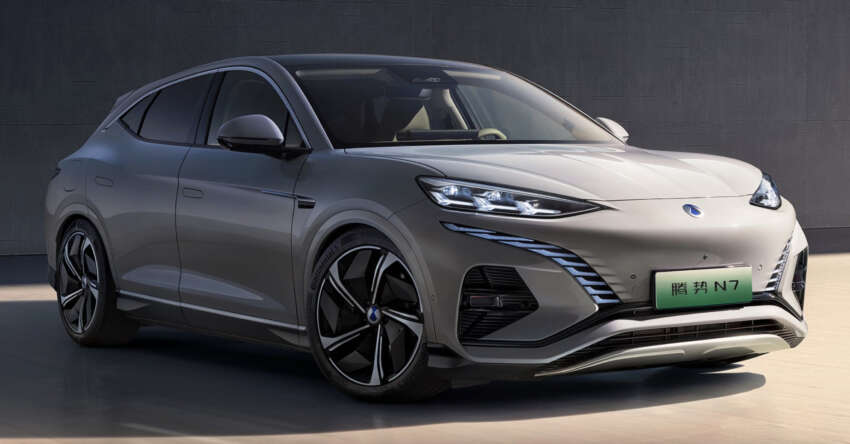 Denza N7 fastback crossover to be offered as EV and PHEV – lidar, facial recognition; 0-100 km/h in 3 s 1585696