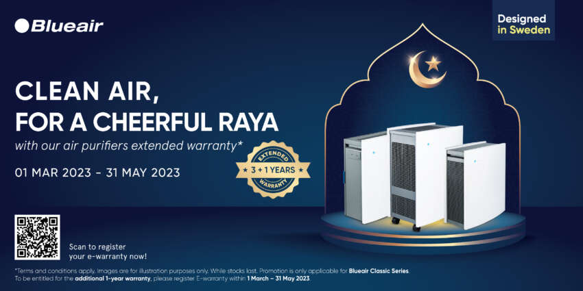 Have clean air and a cheerful Raya with Blueair air purifiers – special price for the CabinAir series 1601351