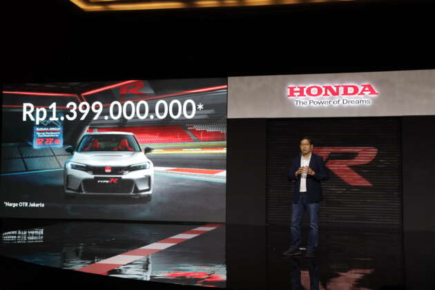 Honda Civic Type R FL5 2023 dilancar di Indonesia – RM412k, 2.0L VTEC Turbo, 319 PS/420 Nm, 6MT