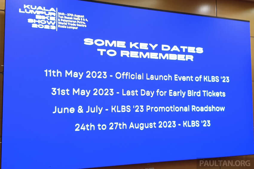 Kuala Lumpur Bike Show 2023 bakal berlangsung 24 hingga 27 Sept – sasar jadi pameran premier di Asia 1592526